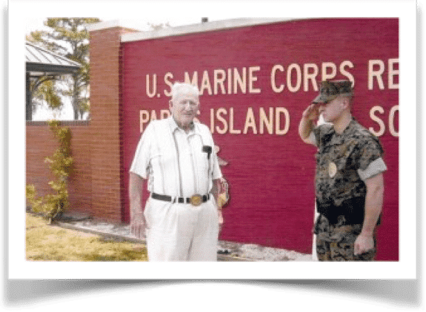 Funeral Home Blog a Marines Story of Guadalcanal 000086 Bill Livingston Parris Island