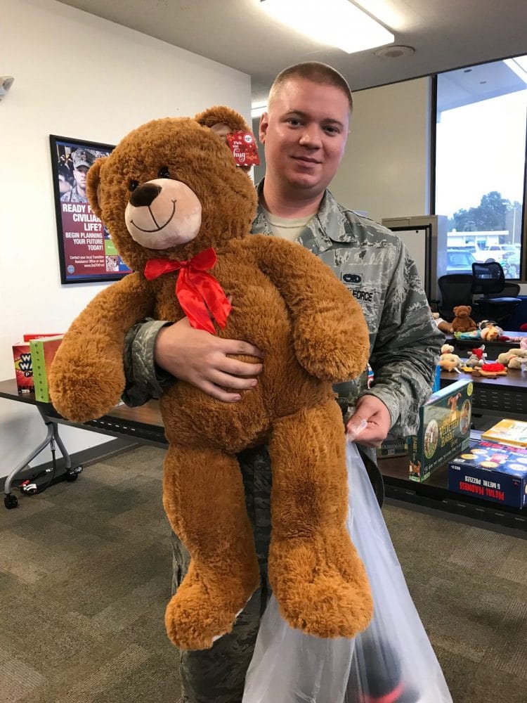 Funeral Home Blog Making a Difference One Toy at a Time 000091 Macdill Teddy Bear