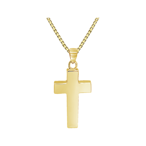 Plain Cross Gold Plated