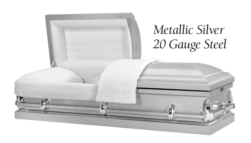 Metallic Silver 20 Gauge Steel