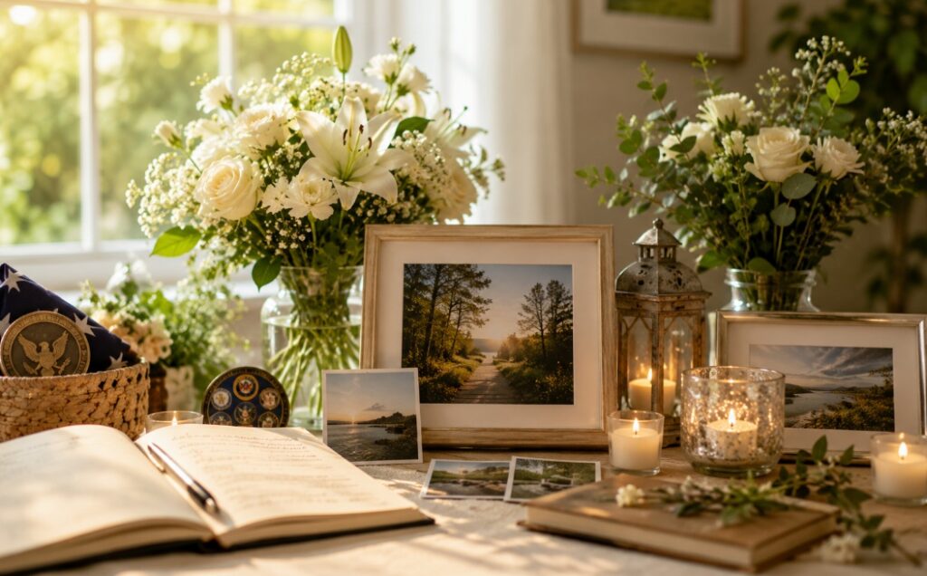 Funeral memorial display by funeral homes Largo, FL