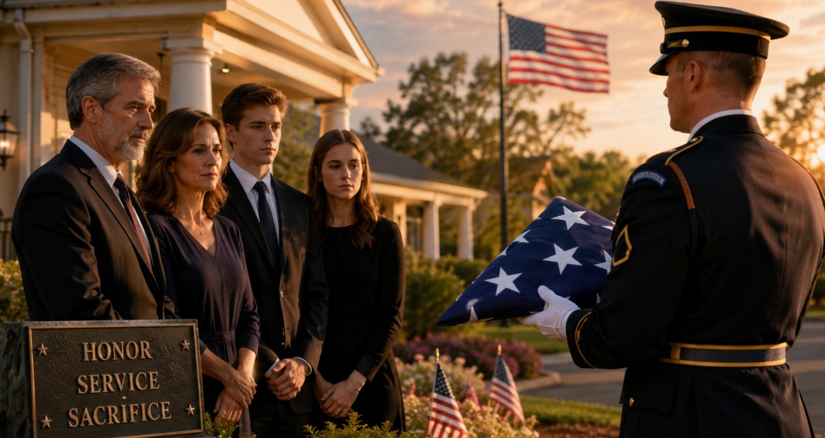 Respectful veterans funeral service at funeral homes Palm Harbor, FL.